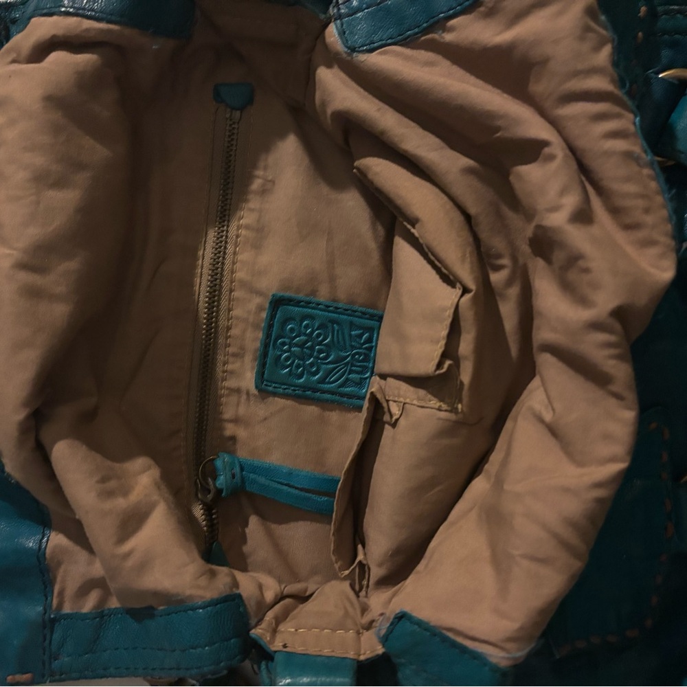 Lucky Brand Teal Shoulder Bag - Picture 5 of 6